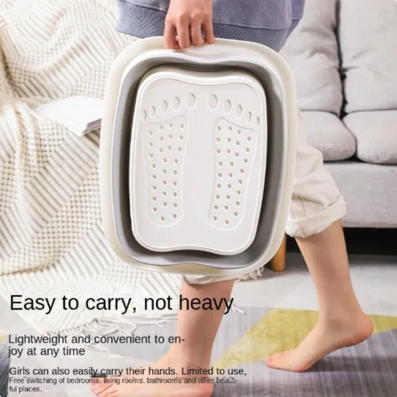 Foldable Footbath Massage Bucket 1 Foldable Footbath Massage Bucket 6