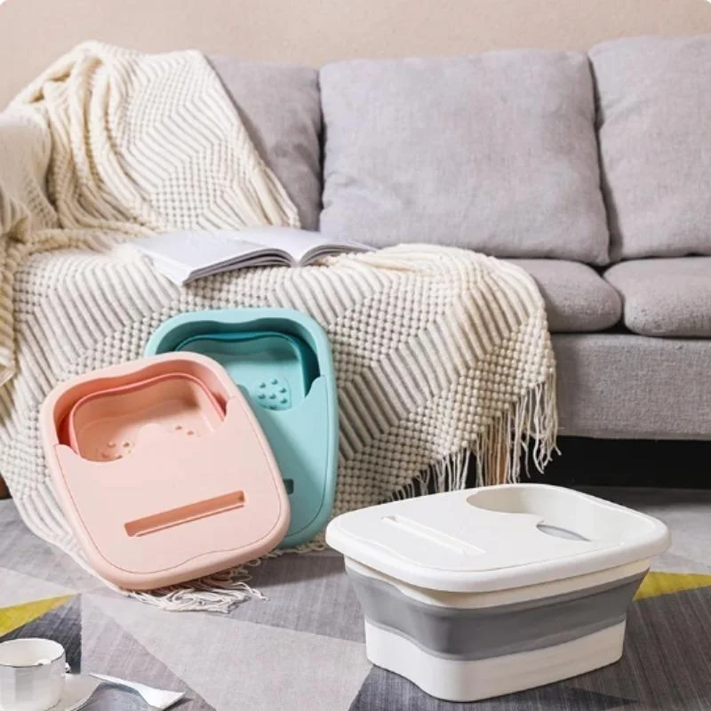 Foldable Footbath Massage Bucket 1 Foldable Footbath Massage Bucket 4