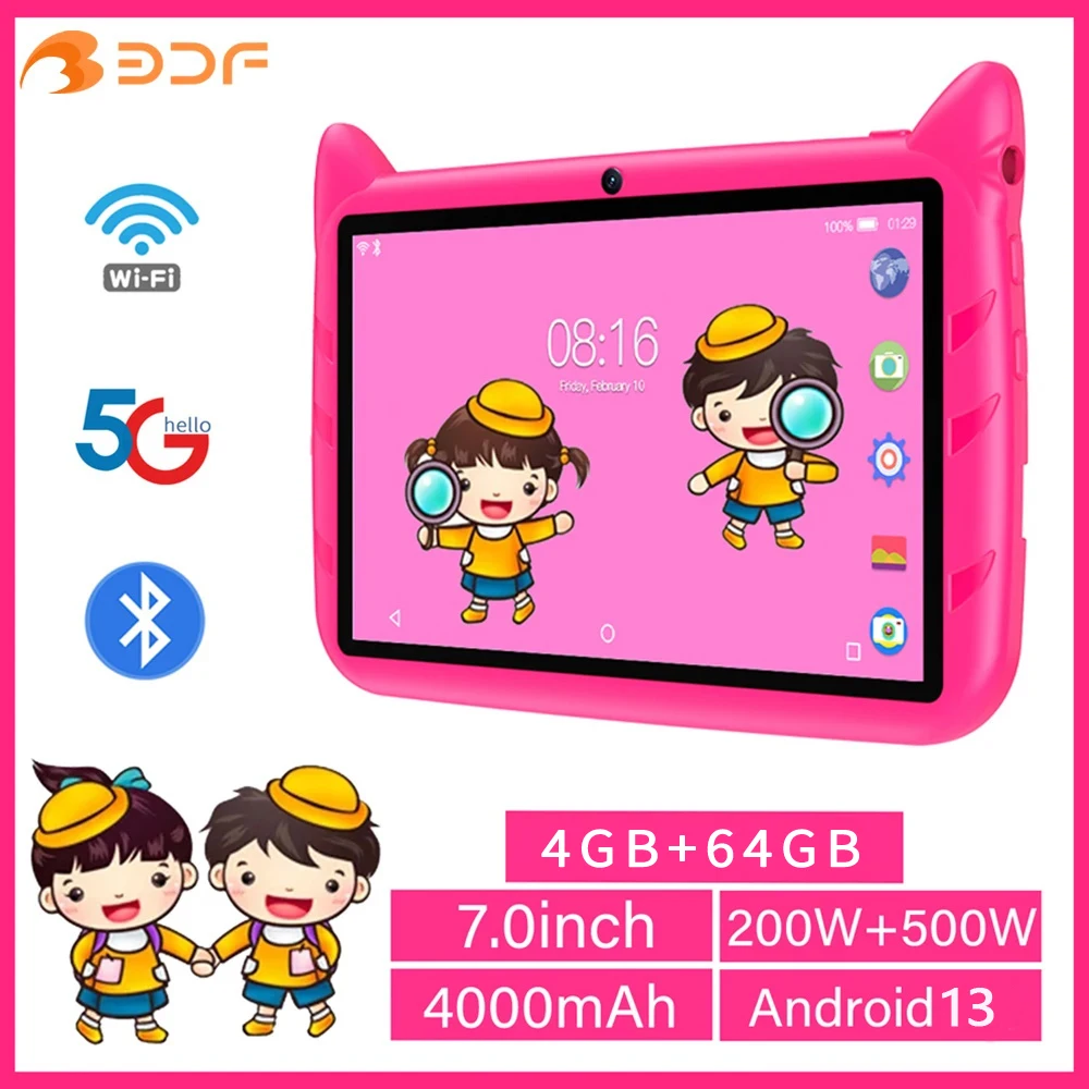 BDF 7″ Kids Tablet 4 GB/64 GB (Expandable to 1 TB) 1