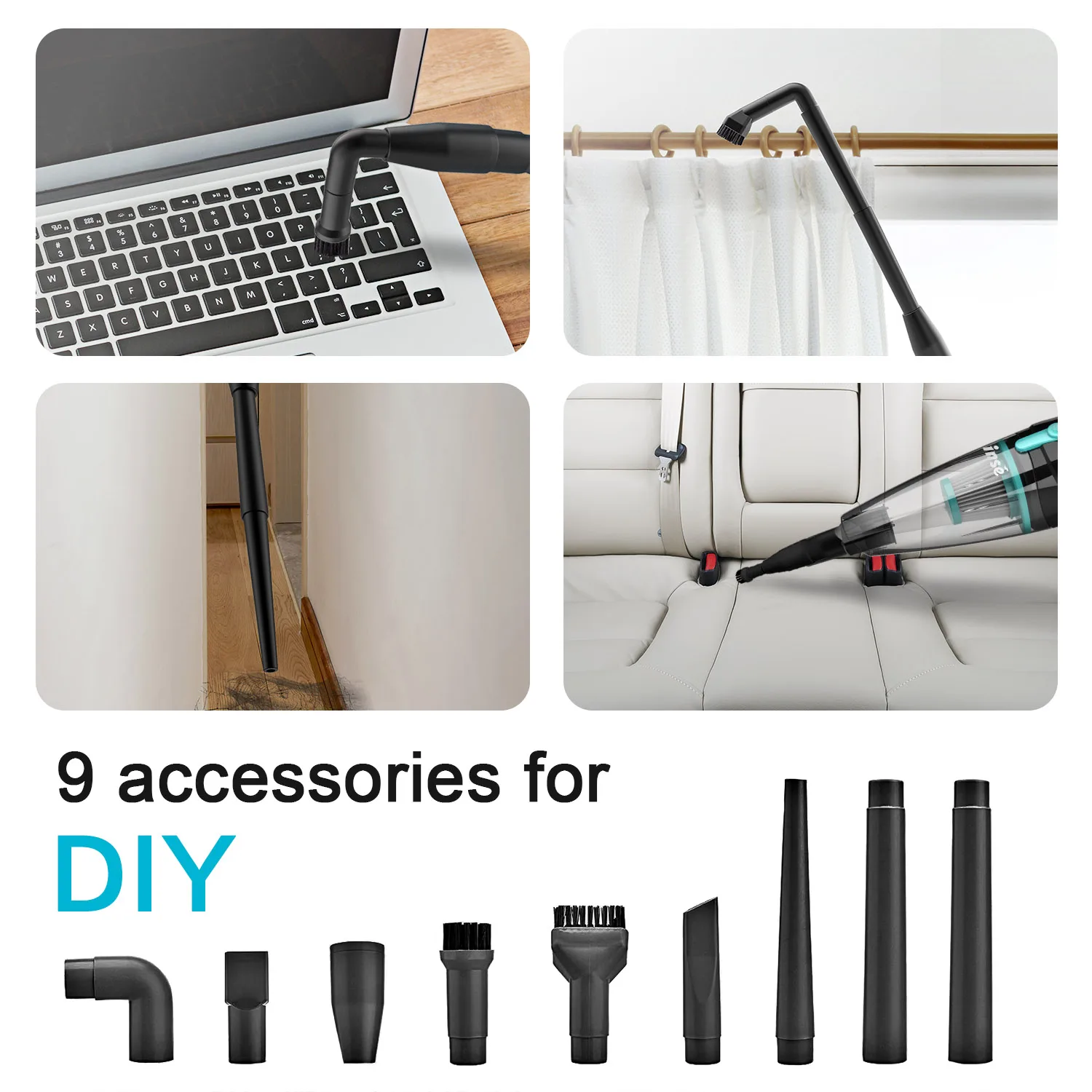 INSE R3S 16 kPa Corded Stick Vacuum 1 INSE R3S 16 kPa Corded Stick Vacuum 5