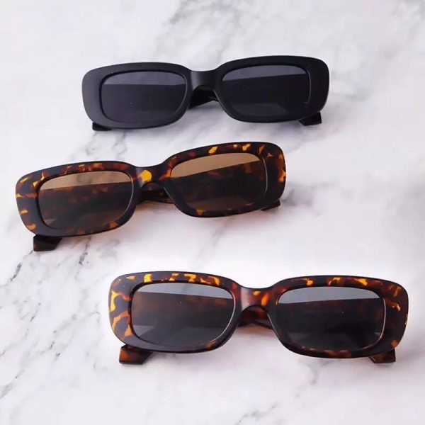Classic Retro Square Sunglasses Women Brand Vintage Travel Small Rectangle Sun Glasses For Female Oculos Lunette De Soleil Femm 1