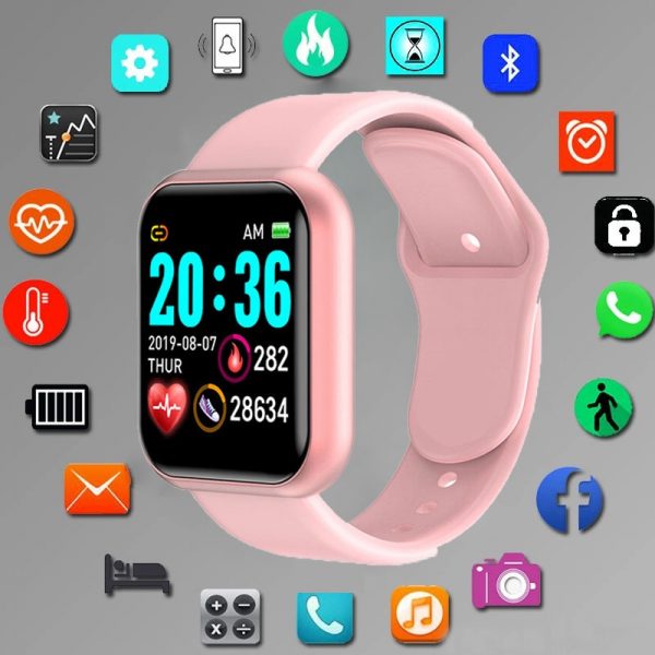 Digital Smart sport watch Women watches digital led electronic wristwatch Bluetooth fitness wristwatch Men kids hours hodinky 1