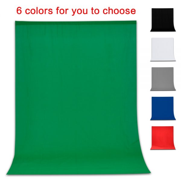Photography Background Backdrop Smooth Muslin Cotton Green Screen Chromakey Cromakey Background Cloth For Photo Studio Video 1