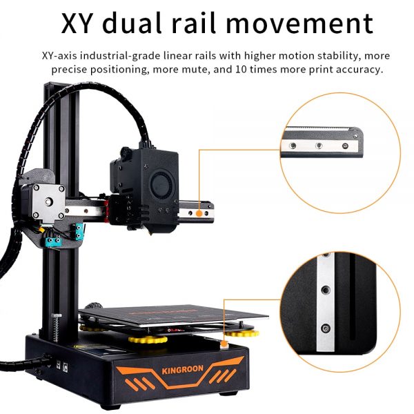 KINGROON KP3S 3D Printer High Precision Printing Upgraded DIY 3d printer Kit Touch Screen Printing Size 180*180*180mm 2