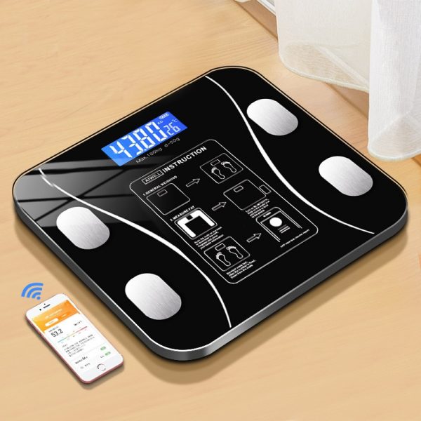 Body Fat Scale Smart Wireless Digital Bathroom Weight Scale Body Composition Analyzer With Smartphone App Bluetooth-compatible 2