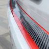 Car Stickers Anti Scratch Door Sill Protector Rubber Strip Carbon Fiber Car Threshold Protection Bumper Film Sticker Car Styling 3