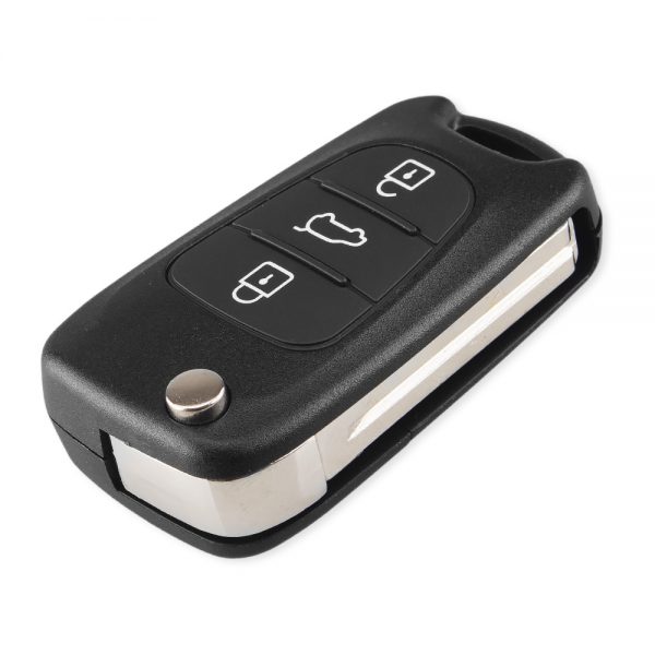KEYYOU New Remote Key Shell For Hyundai I20 I30 IX35 I35 Accent Kia Picanto Sportage K5 3 Buttons Flip Folding Remote Key Case 2