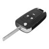 KEYYOU Flip Folding Remote car Key Shell For Chevrolet Cruze Epica Lova Camaro Impala  2 3 4 5 Button HU100 Blade 2