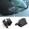 2Pcs Universal Car Windscreen Washer Wiper Blade Water Spray Jets Nozzles Mounted Onto 8mm 9mm Arm Adjusted 4 Way Upgrade 1