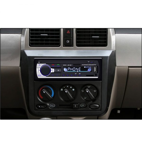 Podofo one din Car Radio Stereo FM Aux Input Receiver SD USB JSD-520 12V In-dash 1 din Car MP3 USB Multimedia Autoradio Player 2
