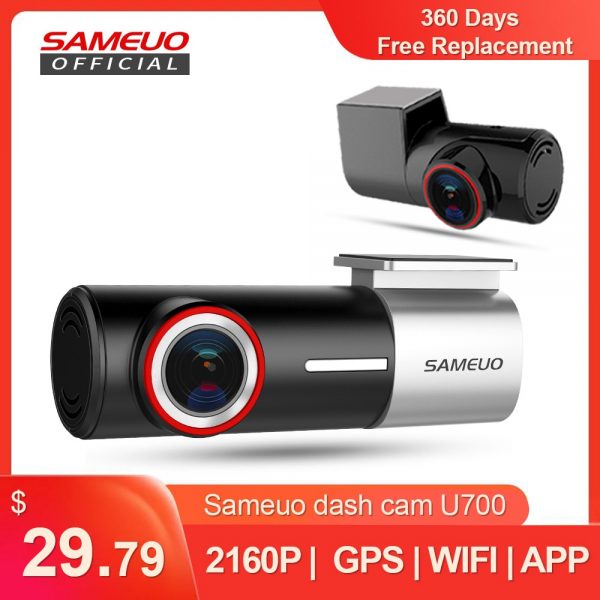 SAMEUO U700 Dash Cam Front and Rear Camera Recorder QHD 1944P Car DVR with 2 cam dashcam WiFi Video Recorder 24H Parking Monitor 1