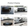 E-ACE Solar Power TPMS Car Tire Pressure Alarm Monitor System Auto Security Alarm Systems Tyre Pressure Temperature Warning 5