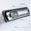Car Radio Stereo Player Digital Bluetooth Car MP3 Player 60Wx4 FM Radio Stereo Audio Music USB/SD with In Dash AUX Input 2
