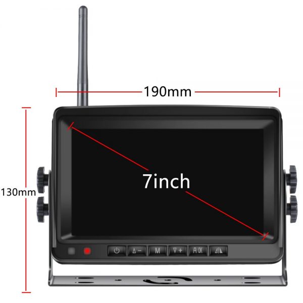 7 inch wireless car monitor screen reverse Vehicle monitors reversing camera screen for car monitor for auto Truck RV 6