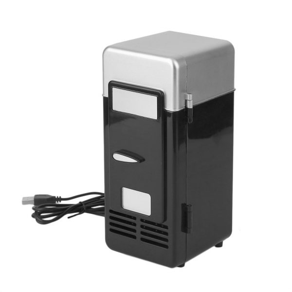 5V 10W Mini Car Refrigerator USB Multi-Function Home Travel Vehicular Fridge Dual-use Box Cooler Warmer Refrigerator For Car 5