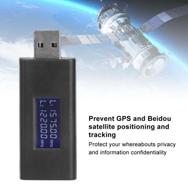 Car USB GPS Signal Interference Blocker Shield  Privacy ProtectionAnti Tracking Stalking For Vehicles With GPS Portable Black 1