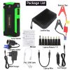 GKFLY 9-In-1 Car Jump Starter High Capacity Starting Device Portable Power Bank 12V Starter Cables Booster Power Battery Charger 6