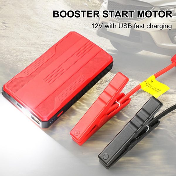 New 20000mAh Car Jump Starter Power Bank Portable Emergency Car Battery Booster 5V/2A USB Output LED Flashlight for 12V Gasoline 3