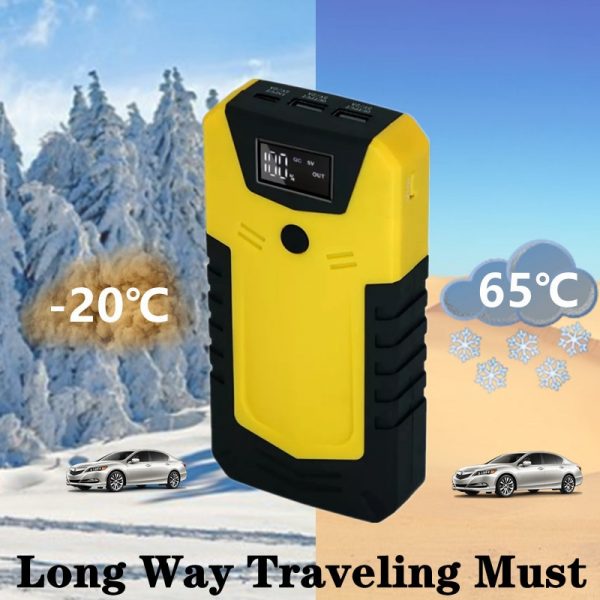 GKFLY High Power Jump Starter Mini Power Bank Start Up For Car Charger Upgraded LED Display Auto Buster New Arrival 600A 2