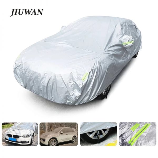 Universal Car Covers Size S/M/L/XL/XXL Indoor Outdoor Full Auot Cover Sun UV Snow Dust Resistant Protection Cover for Sedan SUV 1