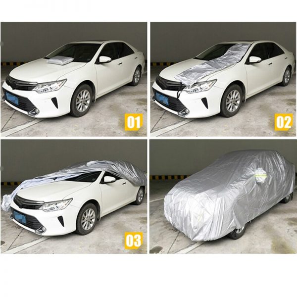 Universal Car Covers Size S/M/L/XL/XXL Indoor Outdoor Full Auot Cover Sun UV Snow Dust Resistant Protection Cover for Sedan SUV 6