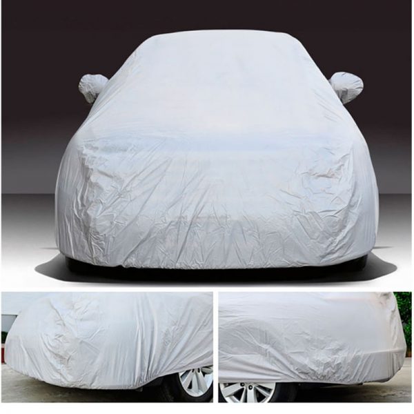 Exterior Car Cover Outdoor Protection Full Car Covers Snow Cover Sunshade Waterproof Dustproof Universal for Hatchback Sedan SUV 2