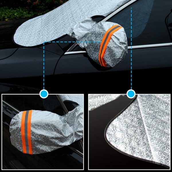 Car Snow Cover Car Cover Windshield Sunshade Outdoor Waterproof Anti Ice Frost Auto Protector Winter Automobiles Exterior Cover 5
