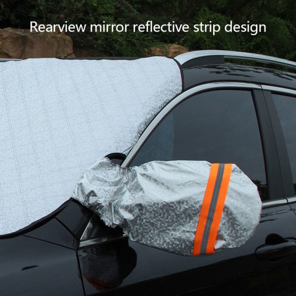 Car Snow Cover Car Cover Windshield Sunshade Outdoor Waterproof Anti Ice Frost Auto Protector Winter Automobiles Exterior Cover 6