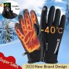 Outdoor Winter Gloves Waterproof Moto Thermal Fleece Lined Resistant Touch Screen Non-slip Motorbike Riding 1
