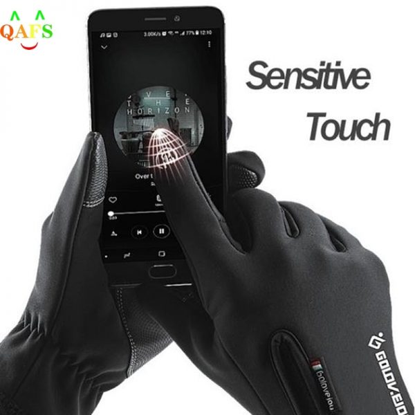 Outdoor Winter Gloves Waterproof Moto Thermal Fleece Lined Resistant Touch Screen Non-slip Motorbike Riding 4