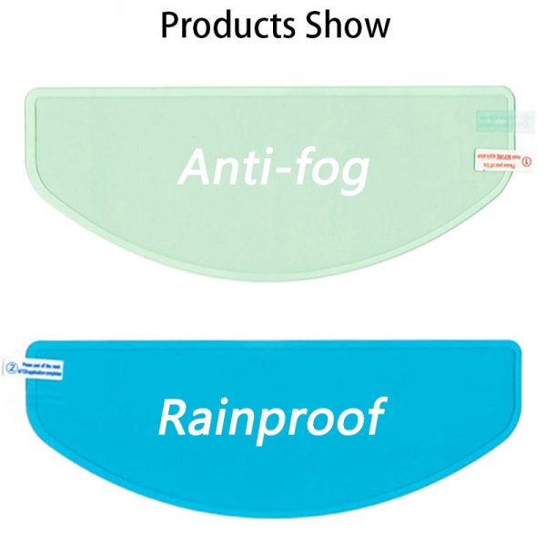 Universal Motorcycle Helmet Anti-fog Film and Rainproof Film Durable Nano Coating Sticker Film Helmet Accessories 5