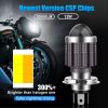 10000Lm H4 LED Moto H6 BA20D LED Motorcycle Headlight Bulbs CSP Lens White Yellow Hi Lo Lamp Scooter Accessories Fog Lights 12V 2