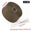 Free Shipping Motorcycle Exhaust Thermal Exhaust Tape Header Heat Wrap Resistant Downpipe For Motorcycle Car Accessories 3