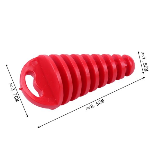 1PC Exhaust Pipe Plug Motorcycle Motocross Tailpipe Rubber Air Bleeder Plug Exhaust Silencer Wash Plug Pipe Protector 3