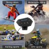 Motorcycle Wireless Bluetooth Helmet Headset Hands-free Telephone Call Kit Stereo Anti-interference BT Headset For 2 Riders 5