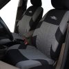 AUTOYOUTH Brand Embroidery Car Seat Covers Set Universal Fit Most Cars Covers with Tire Track Detail Styling Car Seat Protector 2