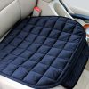Car Seat Cover Front Rear Flocking Cloth Cushion Non Slide Winter Auto Protector Mat Pad Keep Warm Universal Fit Truck Suv Van 6
