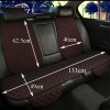Flax Car Seat Cover Protector Linen Front Rear Back Automobile Protect Cushion Pad Mat Backrest for Auto Interior Truck SUV Van 4