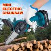 4/6 Inch 1200W Mini Pruning Saw Electric Chainsaws Removable For Fruit Tree Garden Trimming With Lithium Battery One-Handed 2