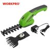 WORKPRO 7.2V Electric Trimmer 2 in 1 Lithium-ion Cordless Garden Tools Hedge Trimmer Rechargeable Hedge Trimmers for Grass 1
