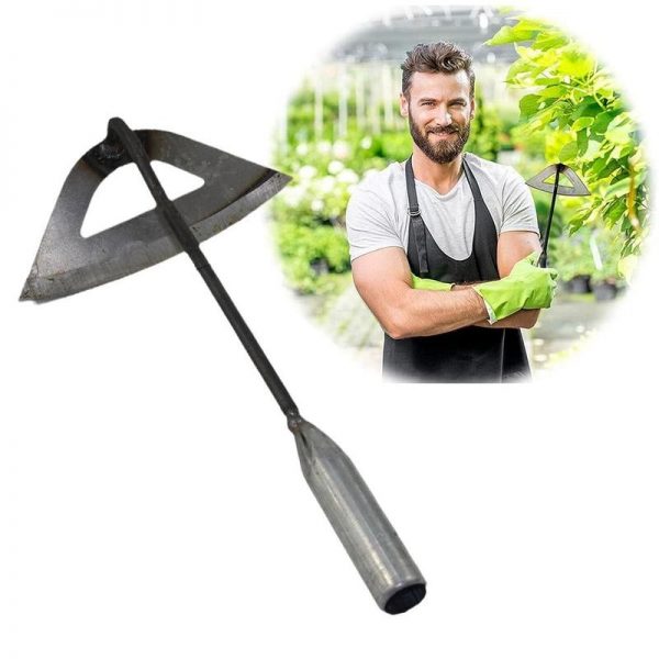 Steel Hardened Hollow Hoe Handheld Weeding Rake Planting Vegetable Farm Garden Tools Agriculture Tool Weeding  Accessories 1