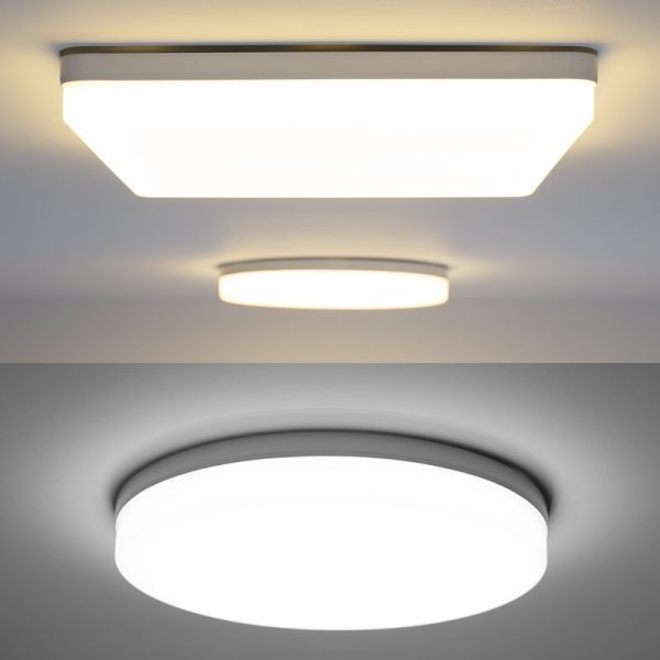 LED ceiling lights for room 18W 24W 36W 48W Cold Warm White Natural light LED fixtures ceiling lamps for living room lighting 5