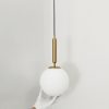 Modern Pendant Lamp Luxurious Gold Glass Ball Lampshade Hanging Lights Fixtures For Dining Room Bedroom Decoration Lighting 5