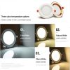 [DBF]Buy 1 get 1 Free Driverless LED Recessed Downlight SMD 2835 3W 5W 7W 9W 12W 220V Ceiling Spot light Bedroom Indoor Lighting 4