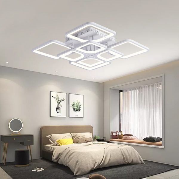 IRALAN LEDs  Chandelier home fixture Modern luster for Living Room Bedroom kitchern Home chandelier white  Lighting model 0126 2