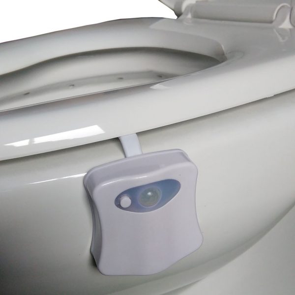 Smart PIR Motion Sensor Toilet Seat Night Light 8 Colors Waterproof Backlight For Toilet Bowl LED Luminaria Lamp WC Toilet Light 3