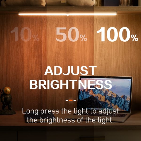 Plutus-Quinn LED Night Light Motion Sensor Wireless USB Rechargeable 20 30 40 50cm Night lamp For Kitchen Cabinet Wardrobe Lamp 4