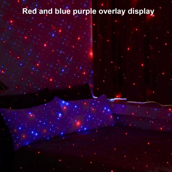 Romantic LED Starry Sky Night Light 5V USB Powered Galaxy Star Projector Lamp for Car Roof Room Ceiling Decor Plug and Play 6