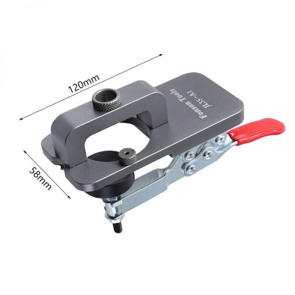 Woodworking Hole Drilling Guide Locator 35mm Hinge Boring Jig with Fixture Aluminum Alloy Hole Opener Template Door Cabinets 4