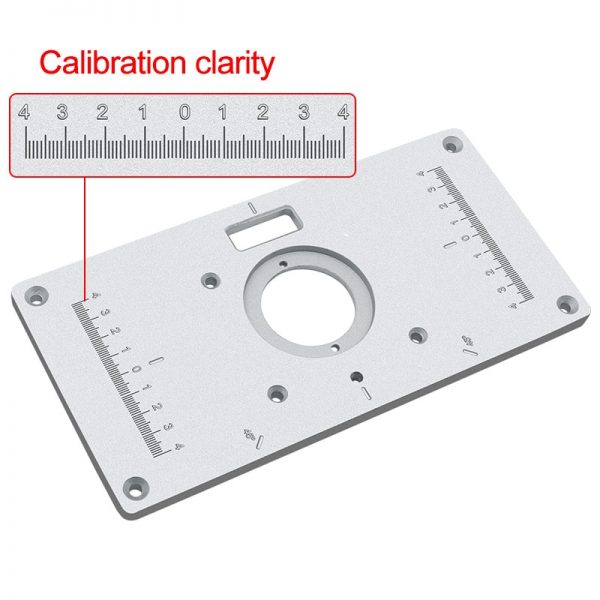 Multifunctional Aluminium Router Table Insert Plate Woodworking Benches Wood Router Trimmer Models Engraving Machine 4